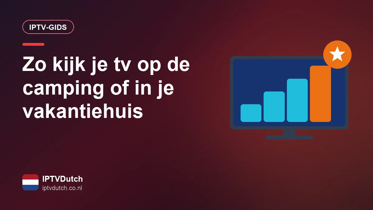 Tv kijken op de camping met een 4G/5G-router