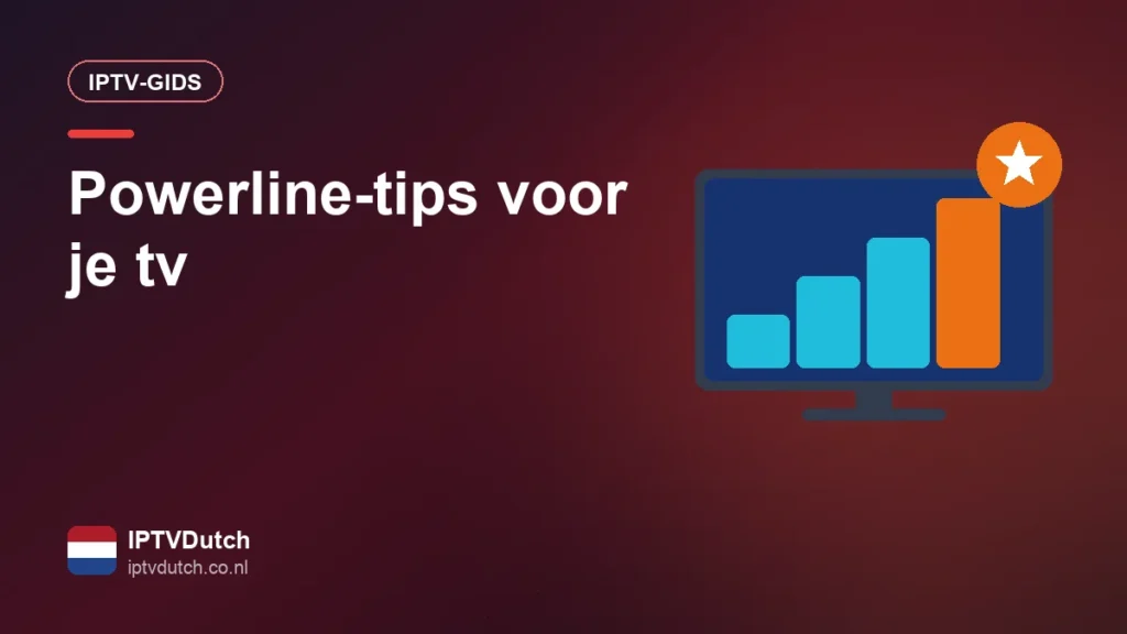 Powerline-adapter in een stopcontact, verbonden met een tv